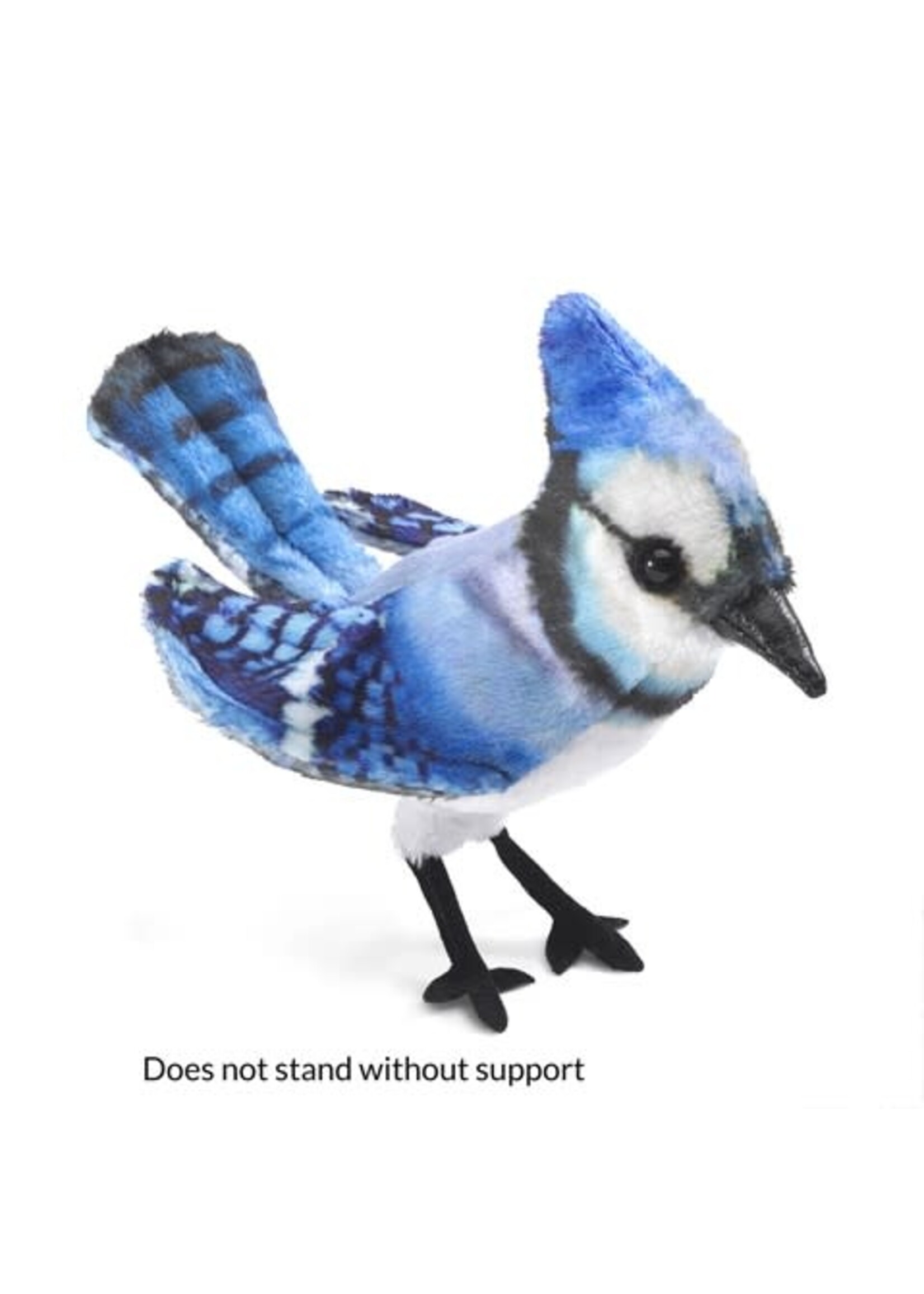 Mini Blue Jay Finger Puppet