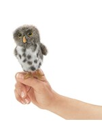 Mini Spotted Owl Finger Puppet