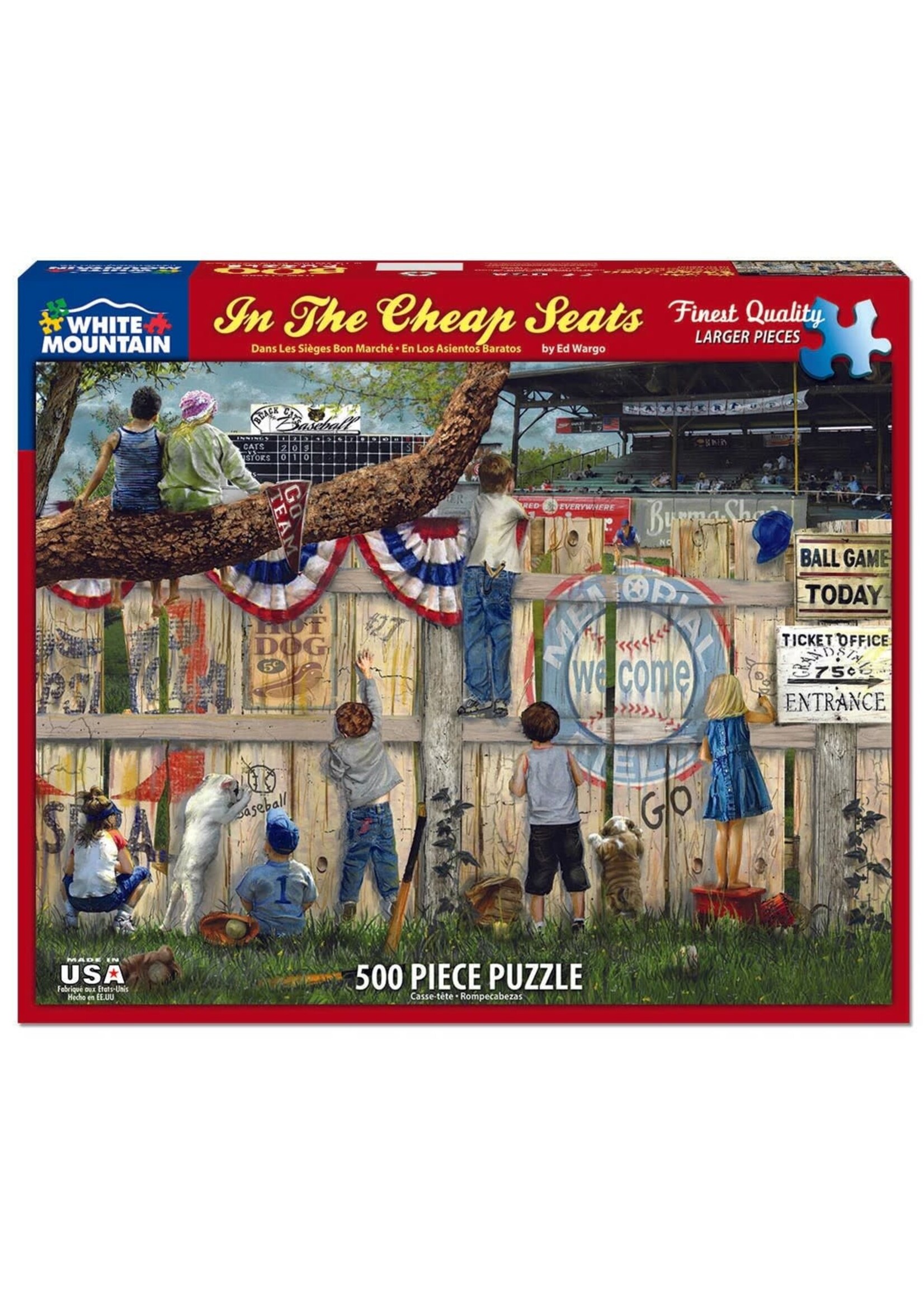 The Cheap Seats 500 Piece Jigsaw Puzzle