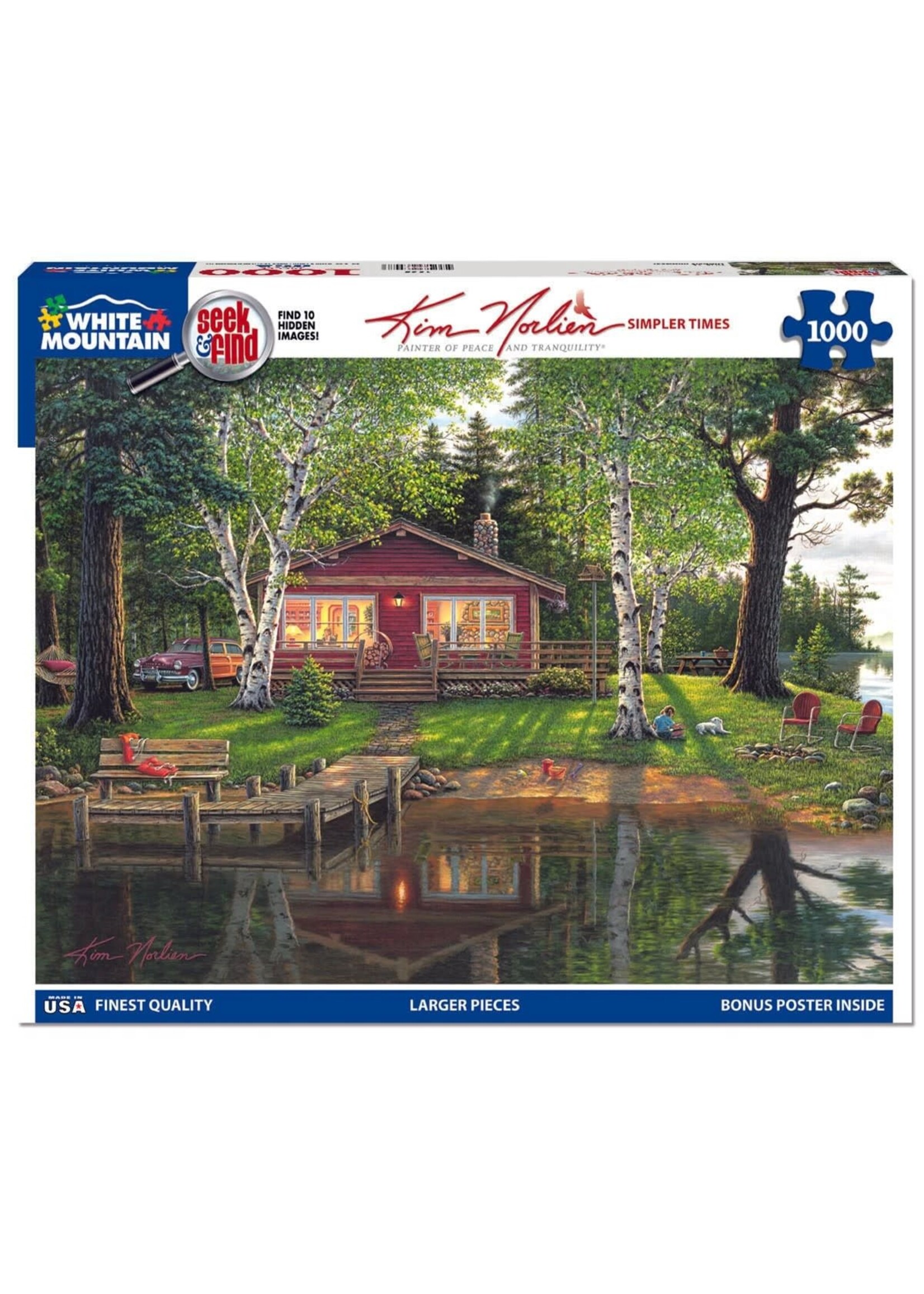 Simpler Times - Seek & Find 1000 Piece Puzzle