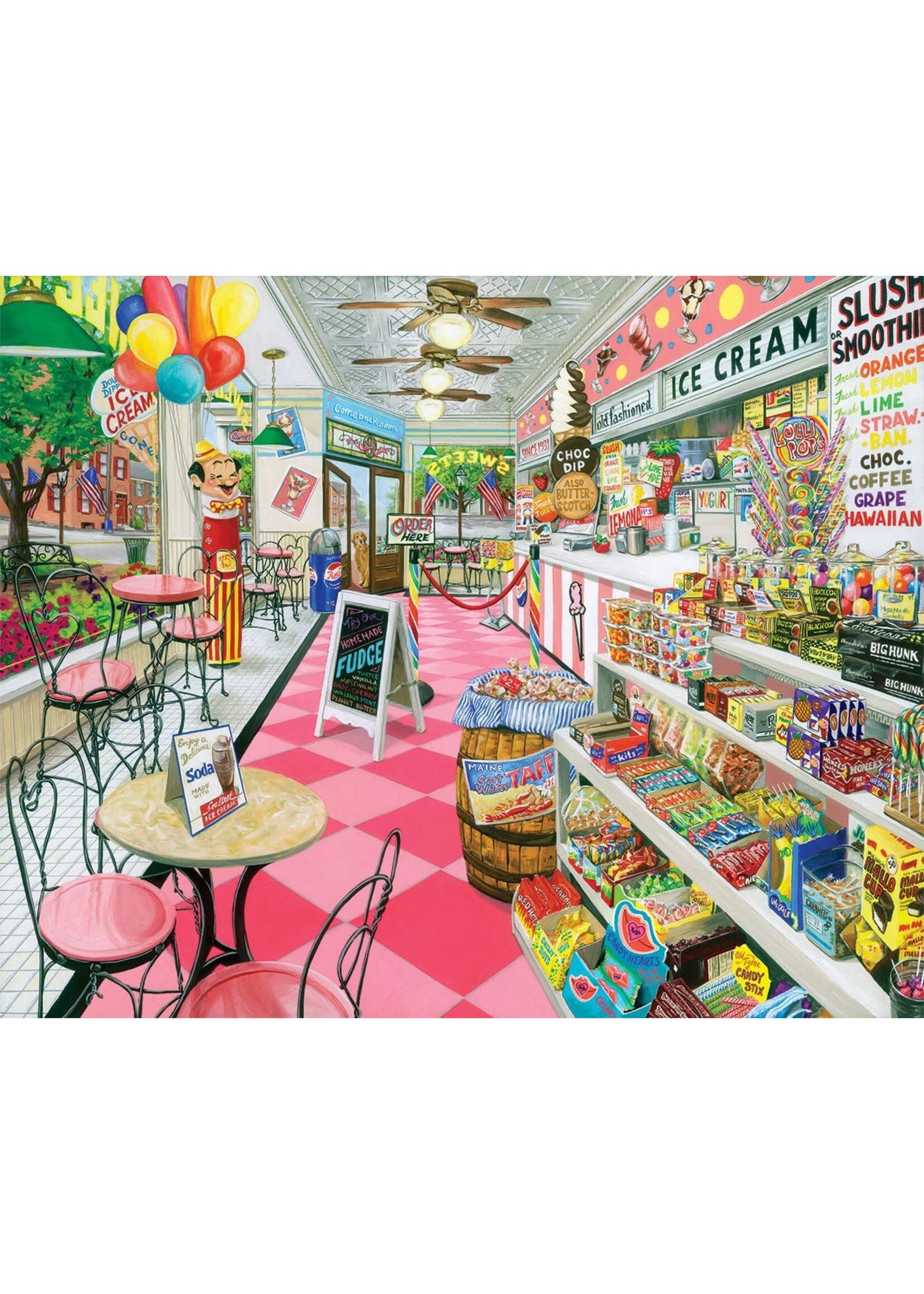 Ice Cream Parlor 1000 Piece Jigsaw Puzzle