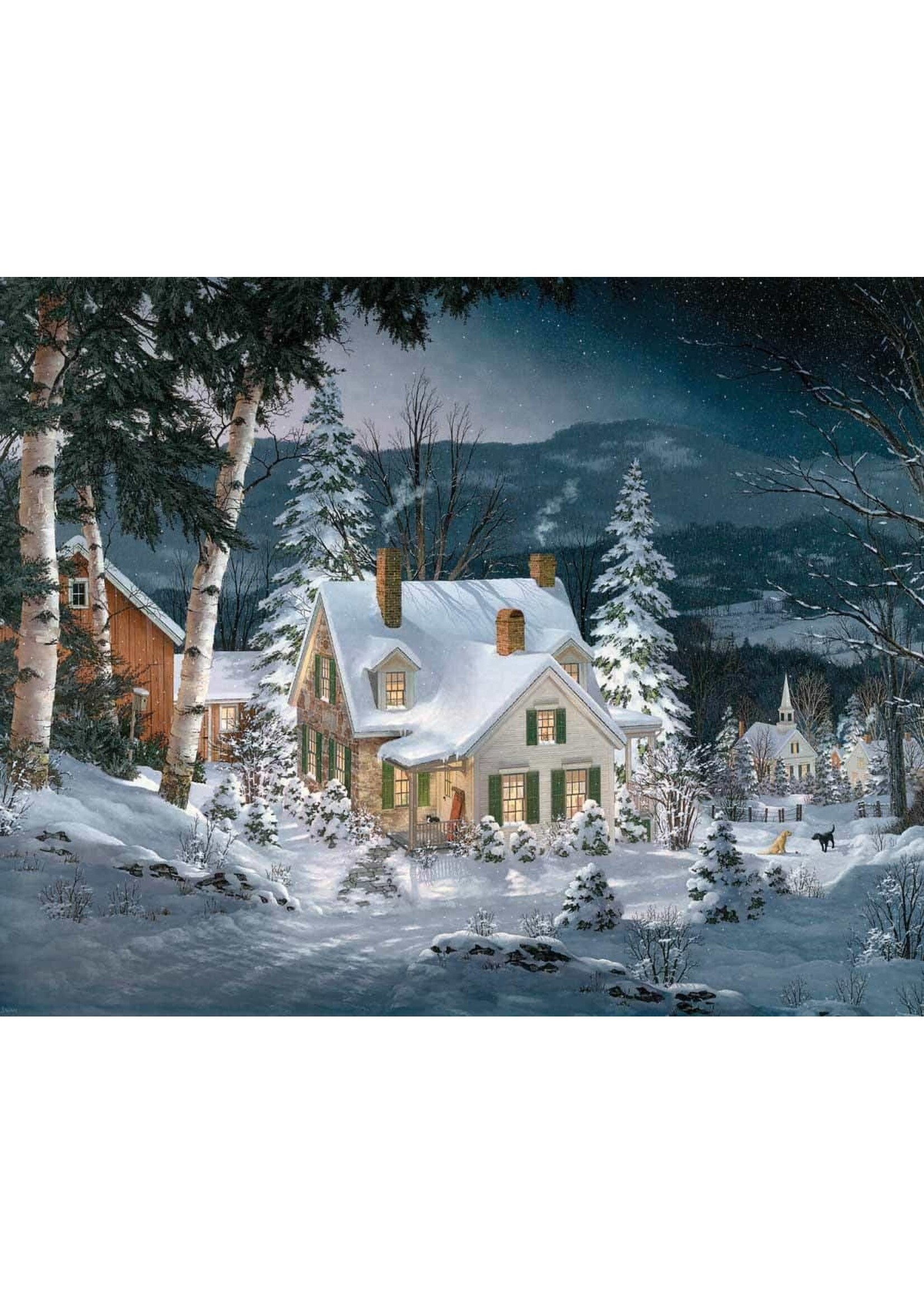 Friends in Winter 1000 Piece Jigsaw Puzzle