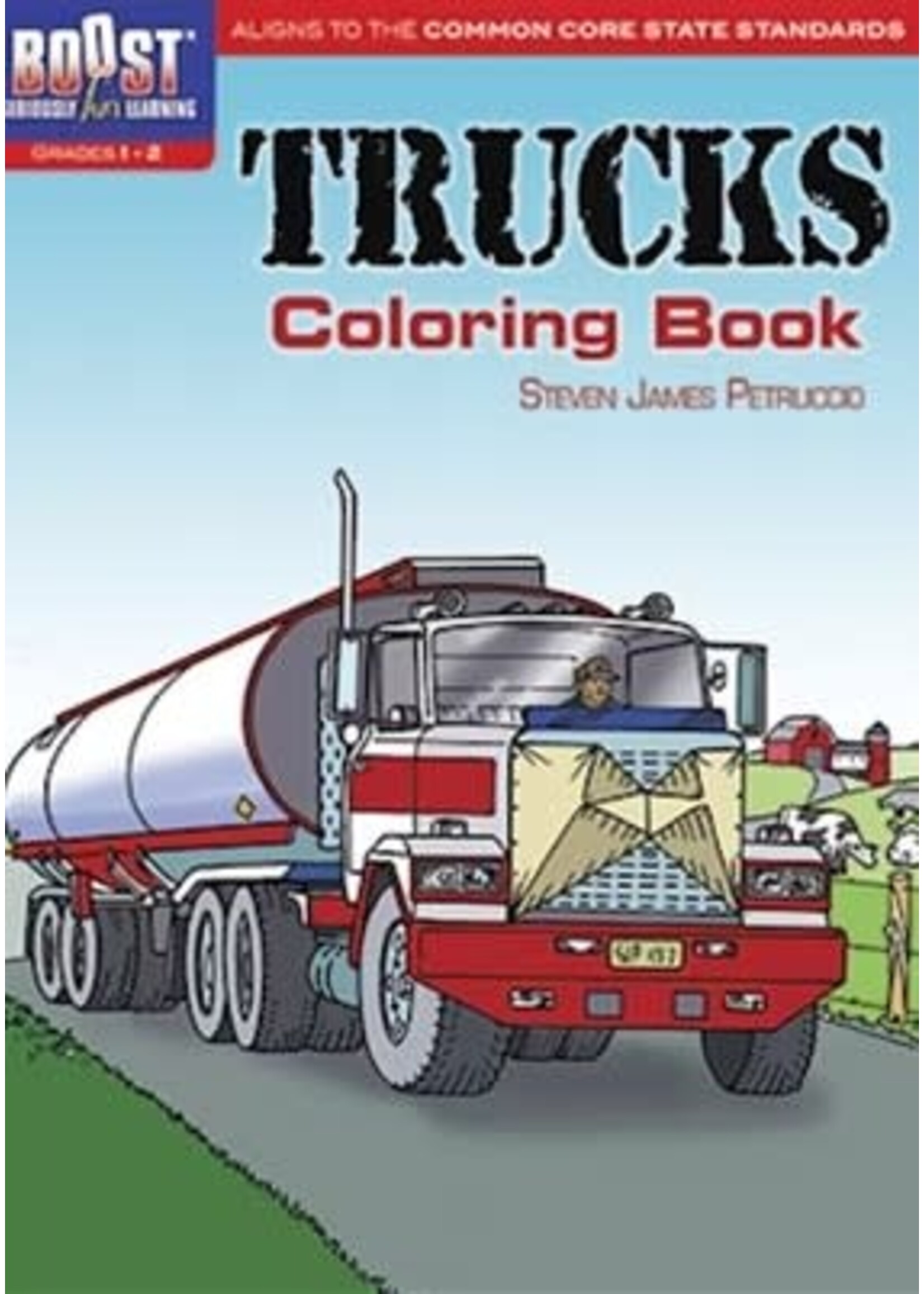 BOOST Trucks Coloring Book