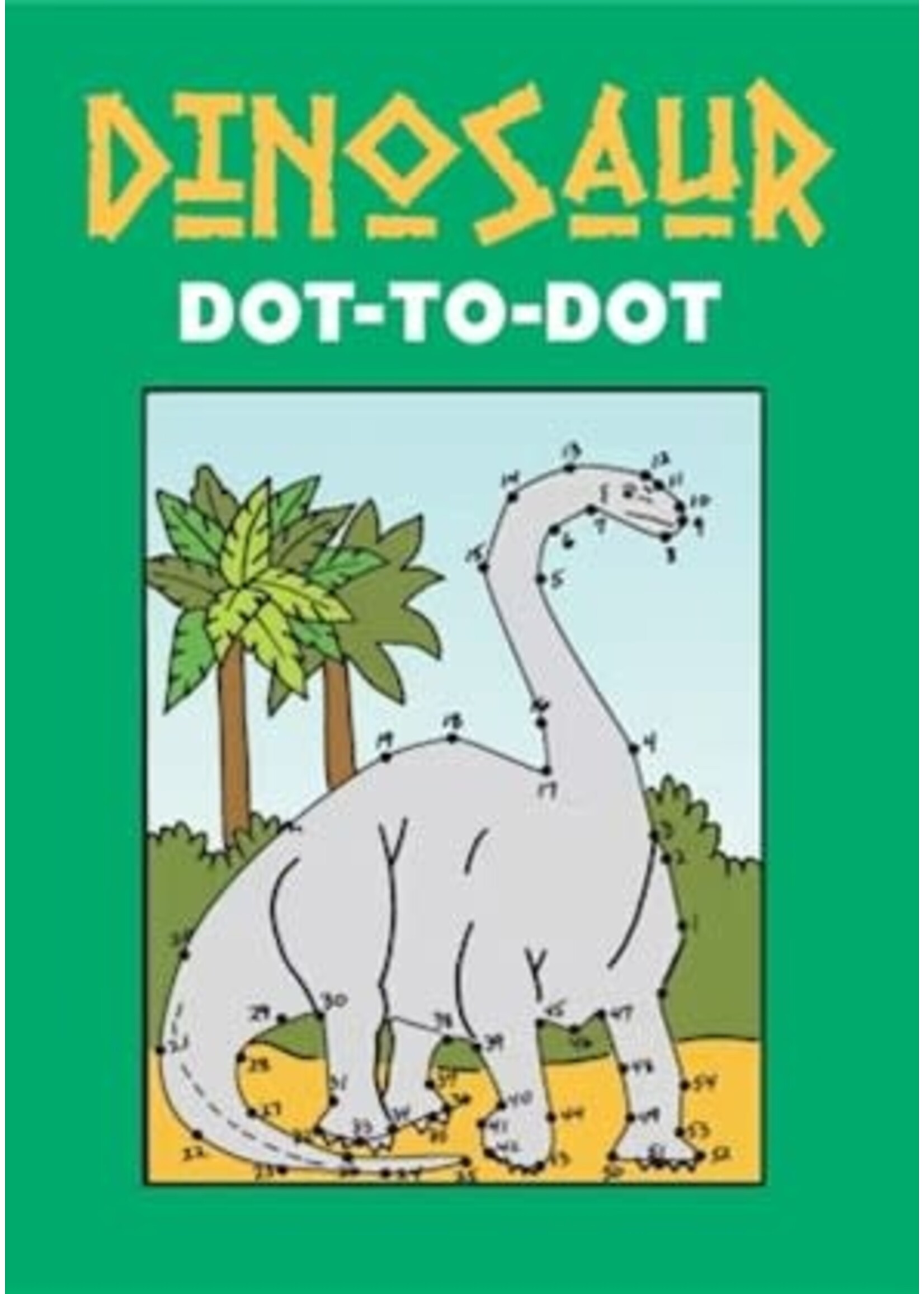 Dinosaur Follow-the-Dots Coloring