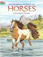 Wonderful World of Horses Coloring Book