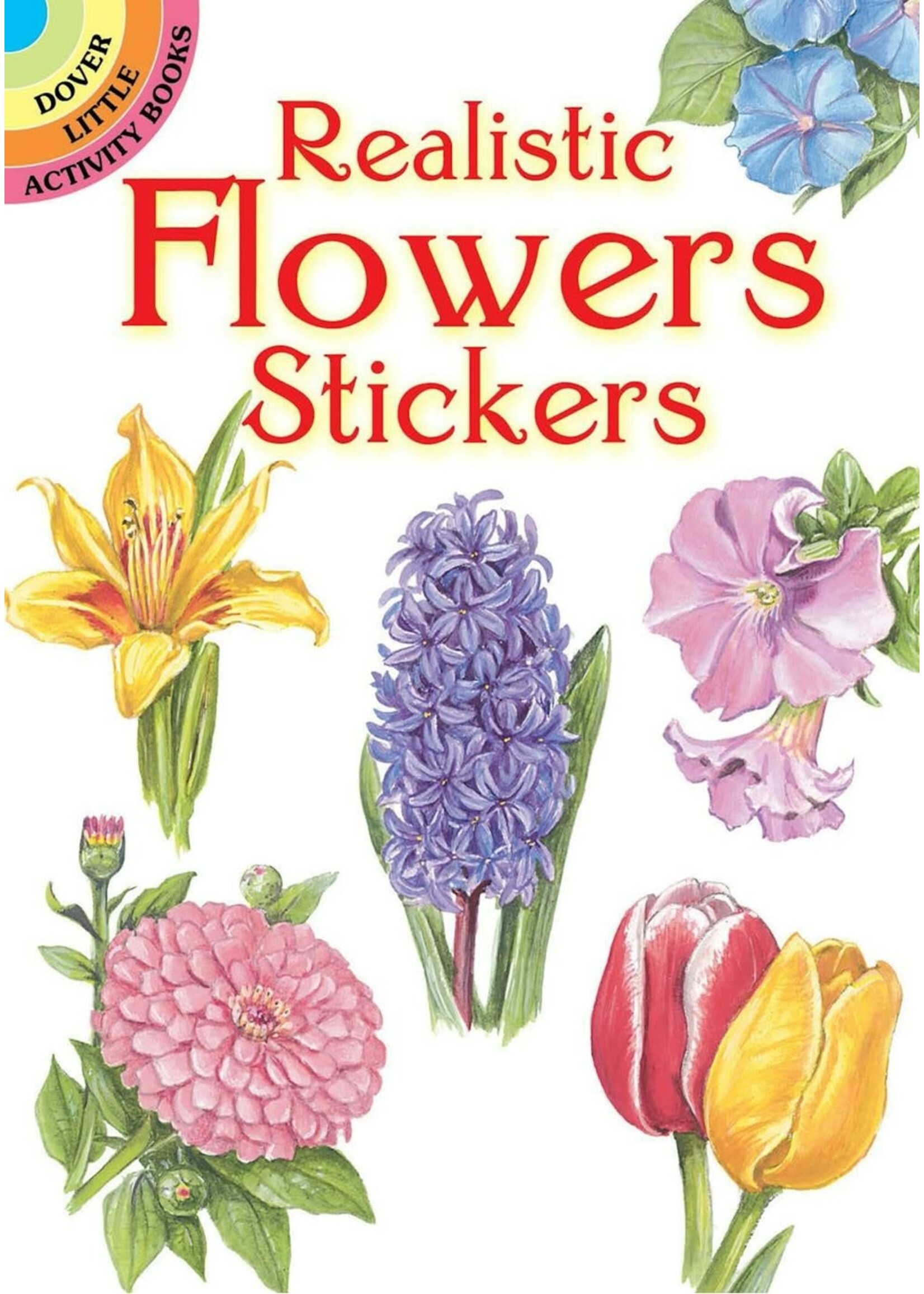 Realistic Flowers Stickers (Dover Little Activity Books)