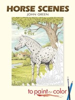 Horse Scenes to Paint or Color