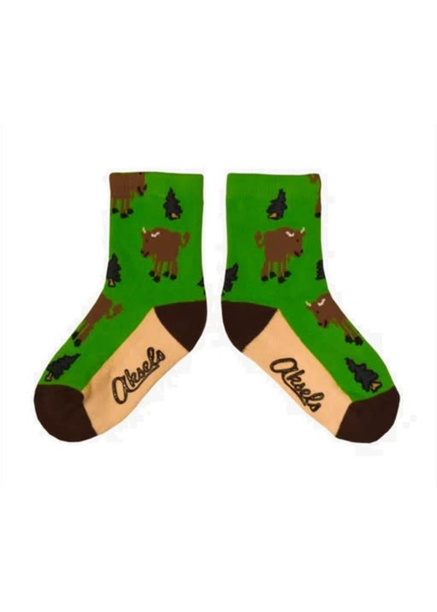 Aksels Kids: Forest Friends: Buffalo Socks
