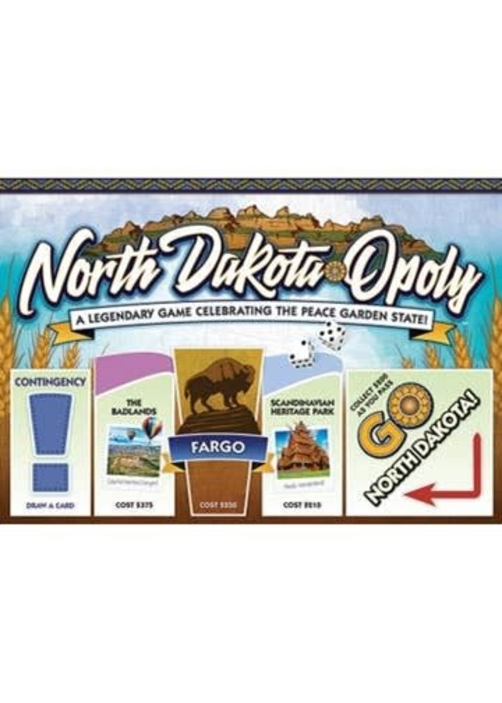 North Dakota-Opoly Board Game
