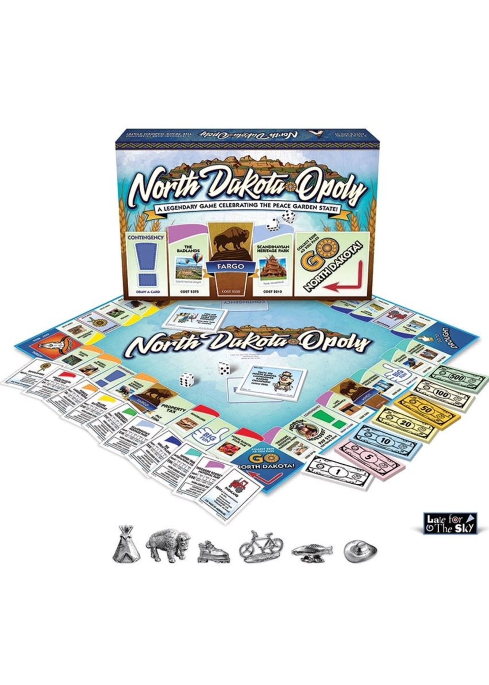 North Dakota-Opoly Board Game