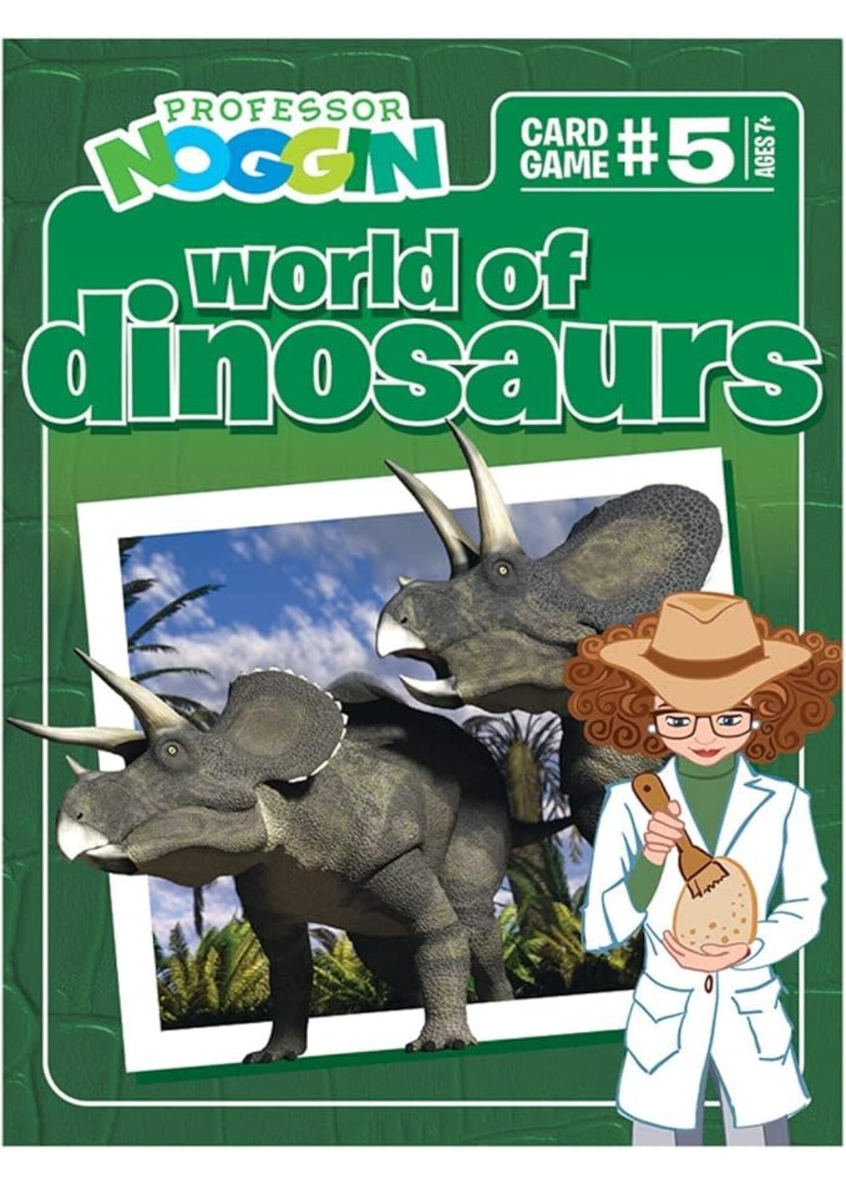 Professor  Noggin's World of Dinosaurs Trivia Card Game