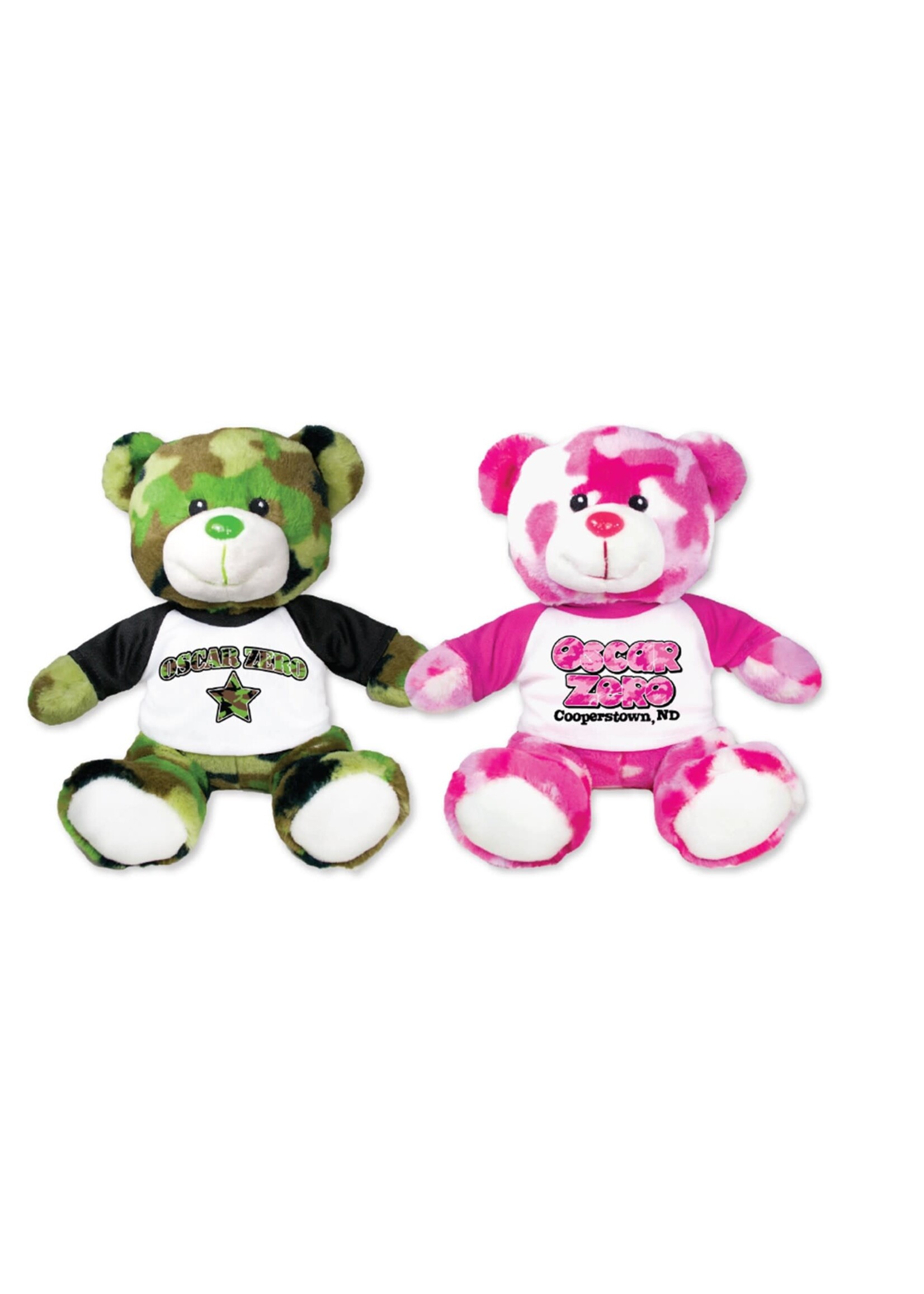 Camo Teddy Bear: Oscar Zero: 9"