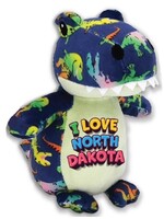 Squishy T-Rex: I Love North Dakota: 6"