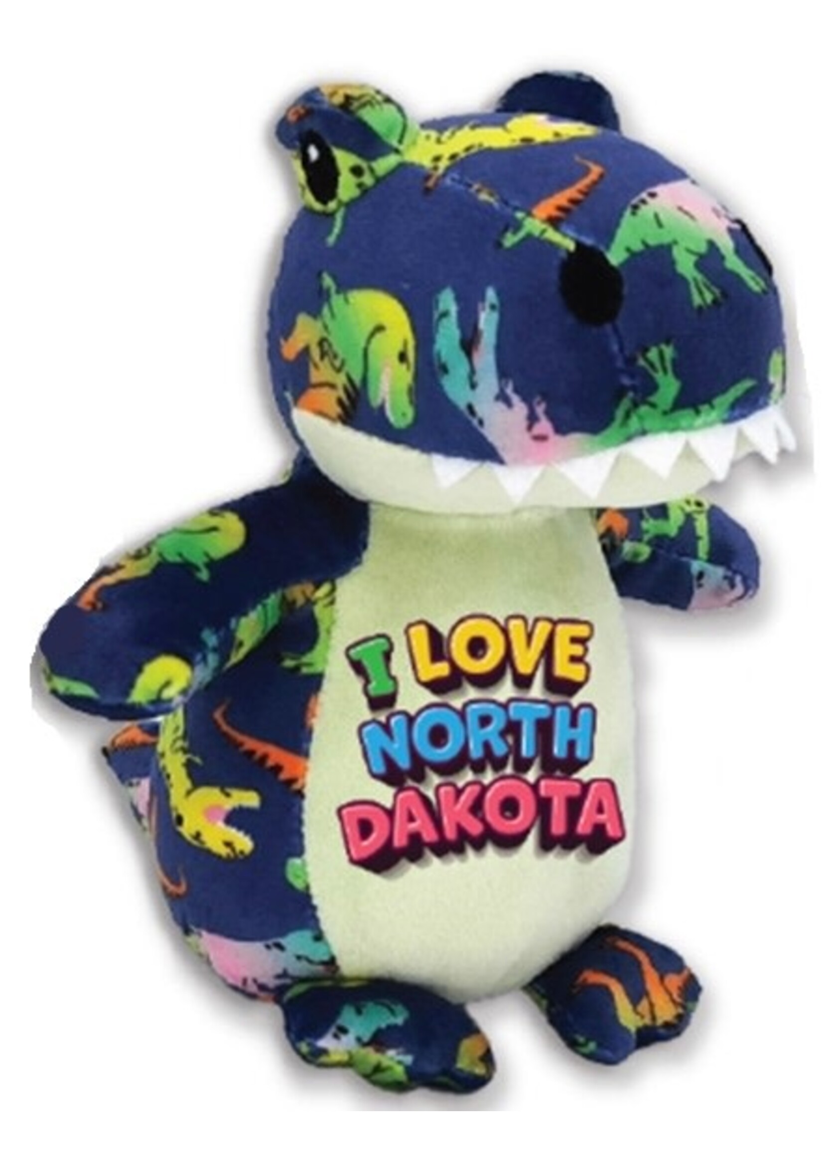 Squishy T-Rex: I Love North Dakota: 6"