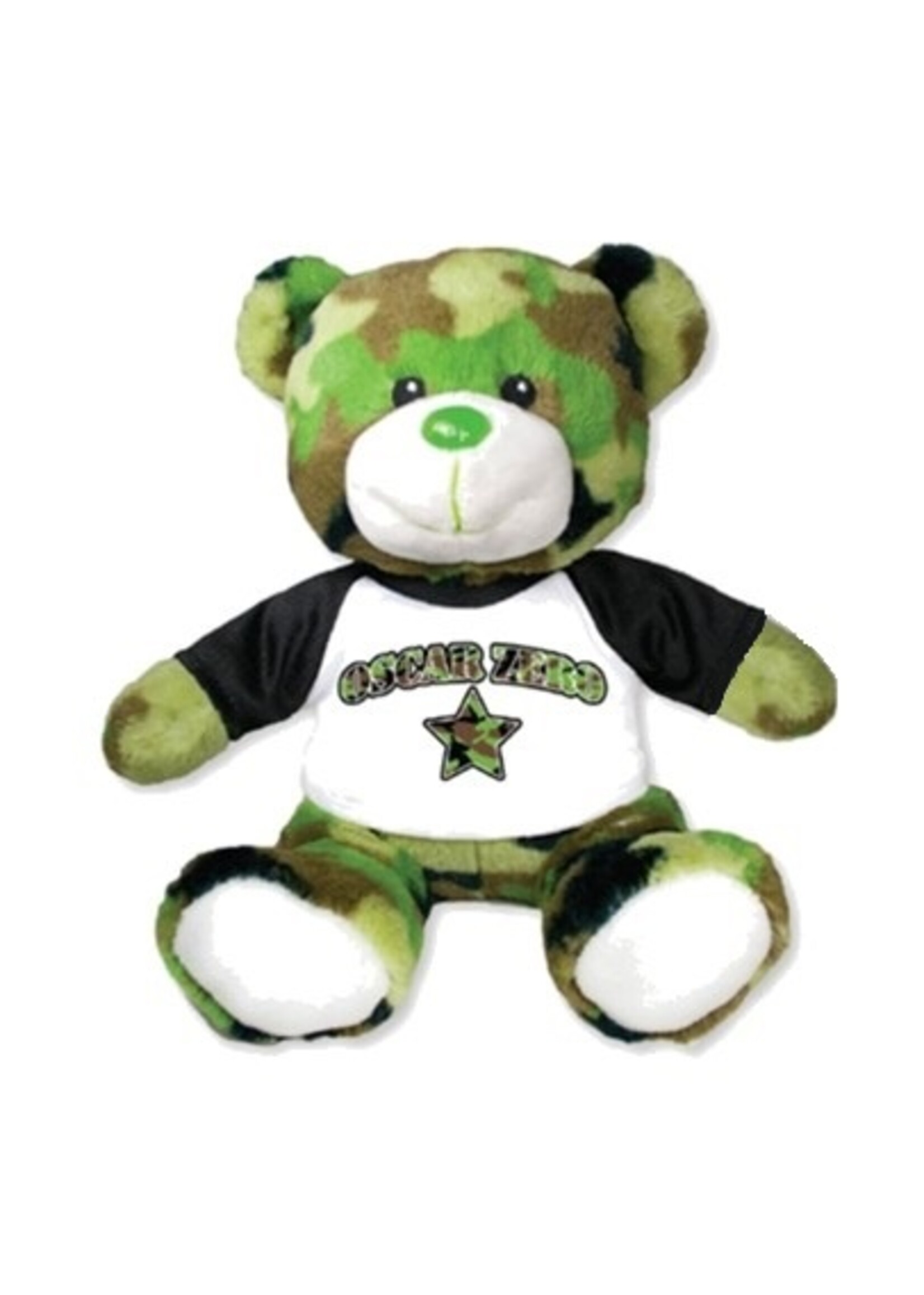 Camo Teddy Bear: Oscar Zero: 9"