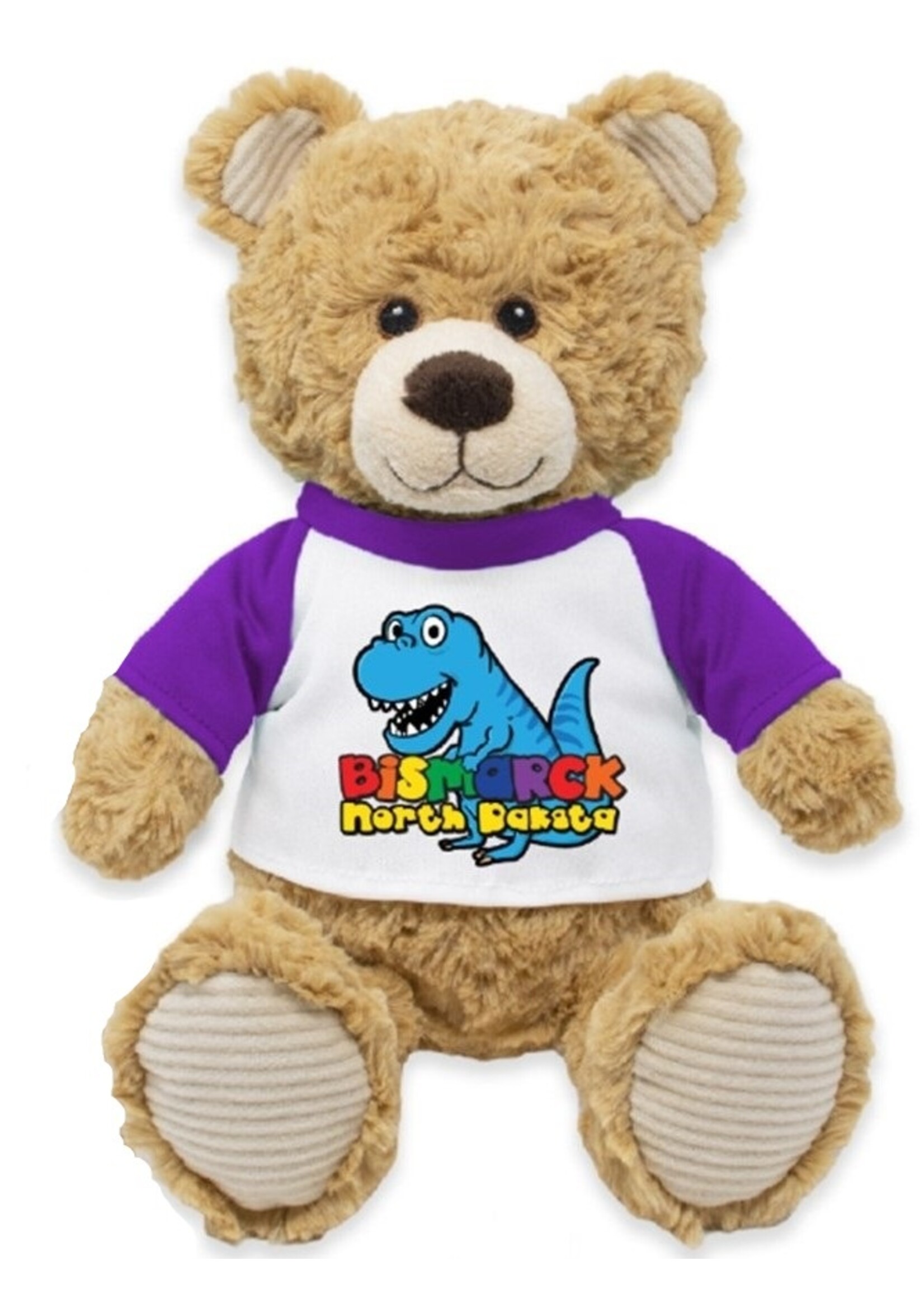 T-shirt Teddy Bear: Dino: Bismarck, ND: 9"