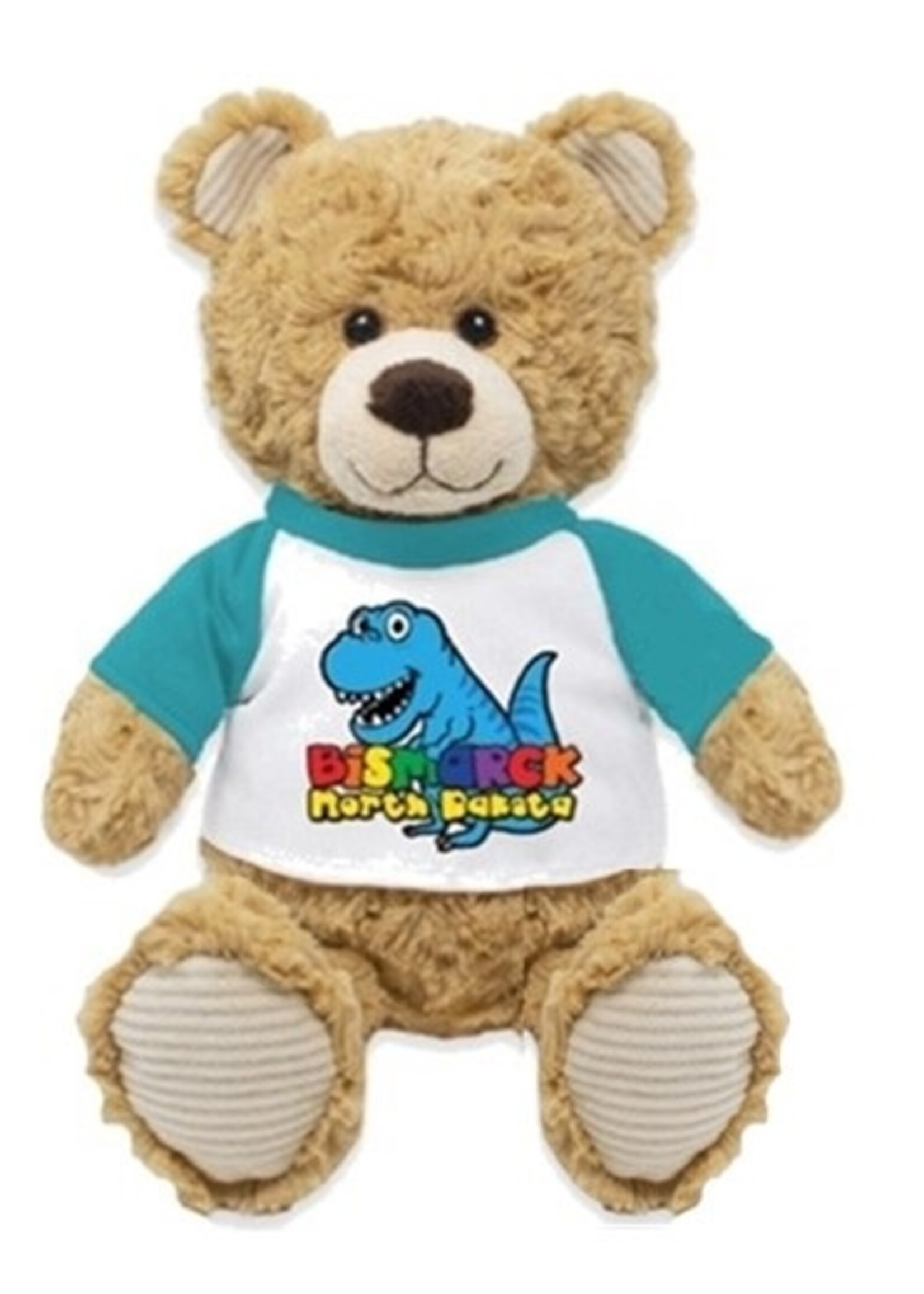 T-shirt Teddy Bear: Dino: Bismarck, ND: 9"
