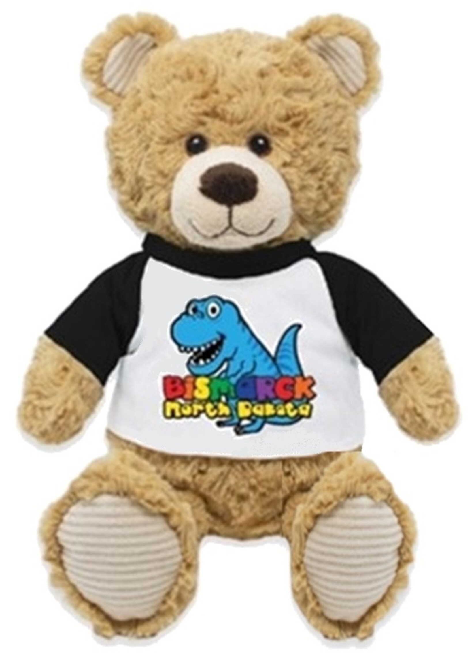 T-shirt Teddy Bear: Dino: Bismarck, ND: 9"