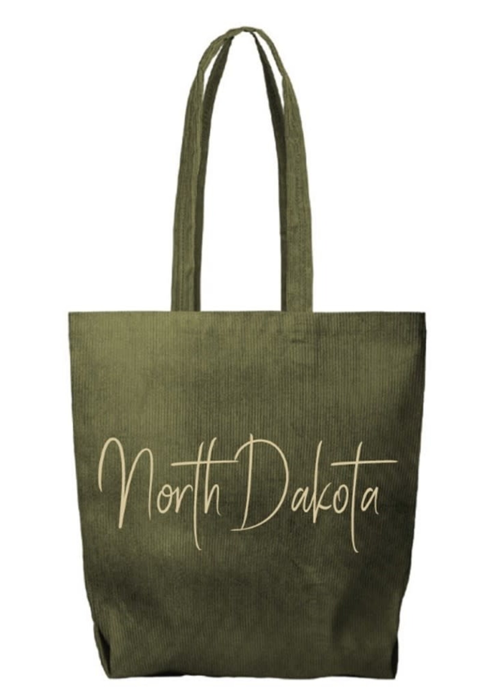 North Dakota Corduroy Tote