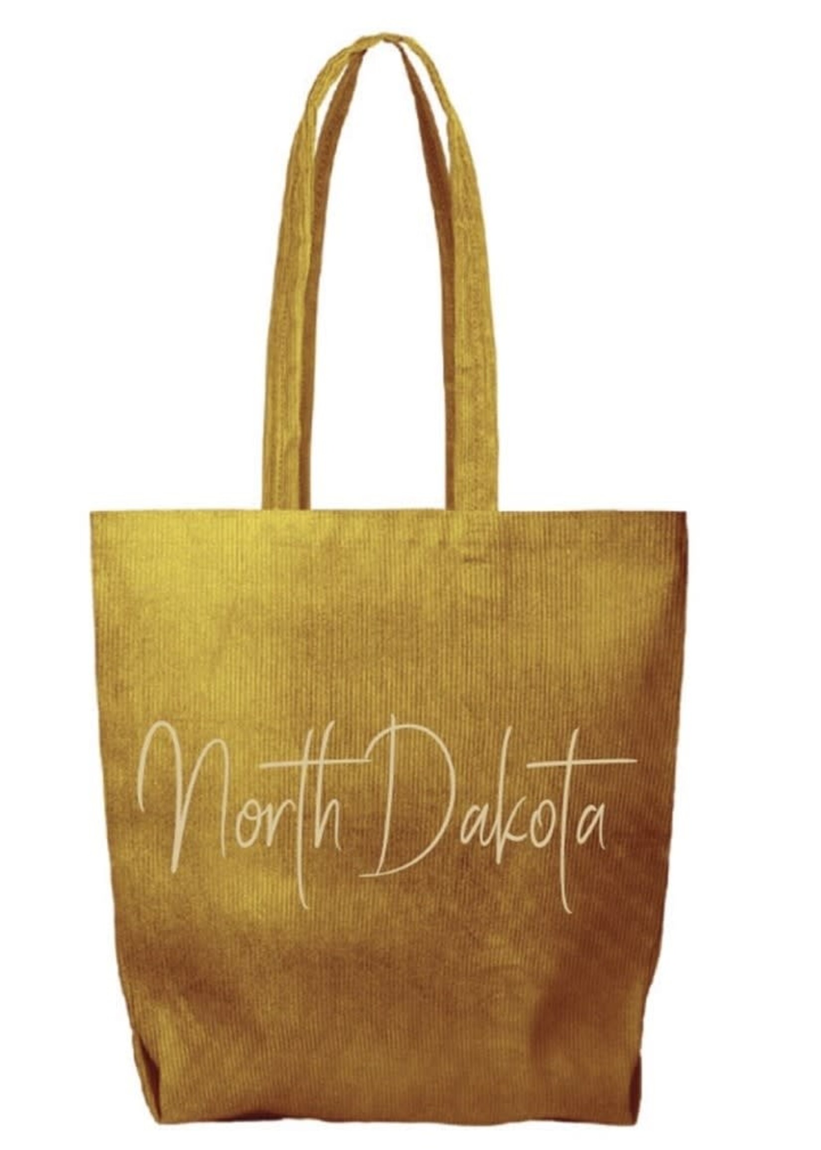 North Dakota Corduroy Tote