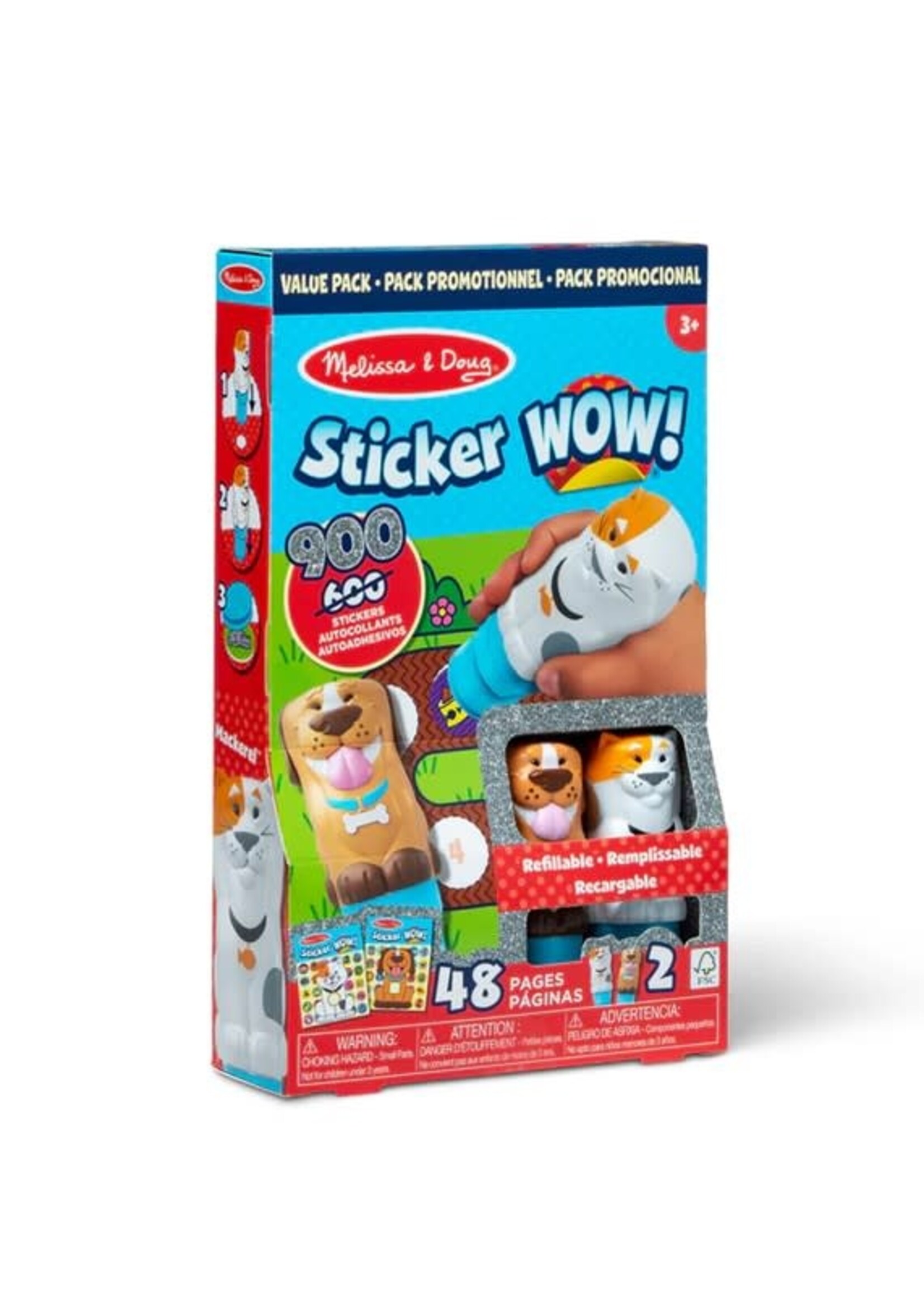 Sticker WOW! Activity Pad & Sticker Stamper Value Pack - Pets