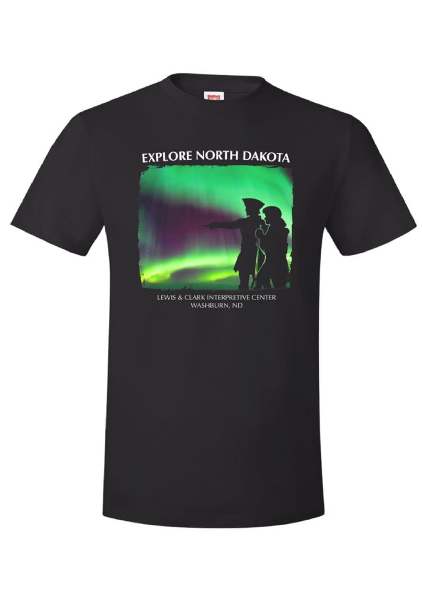 Explore North Dakota Lewis & Clark Northern Lights Tee