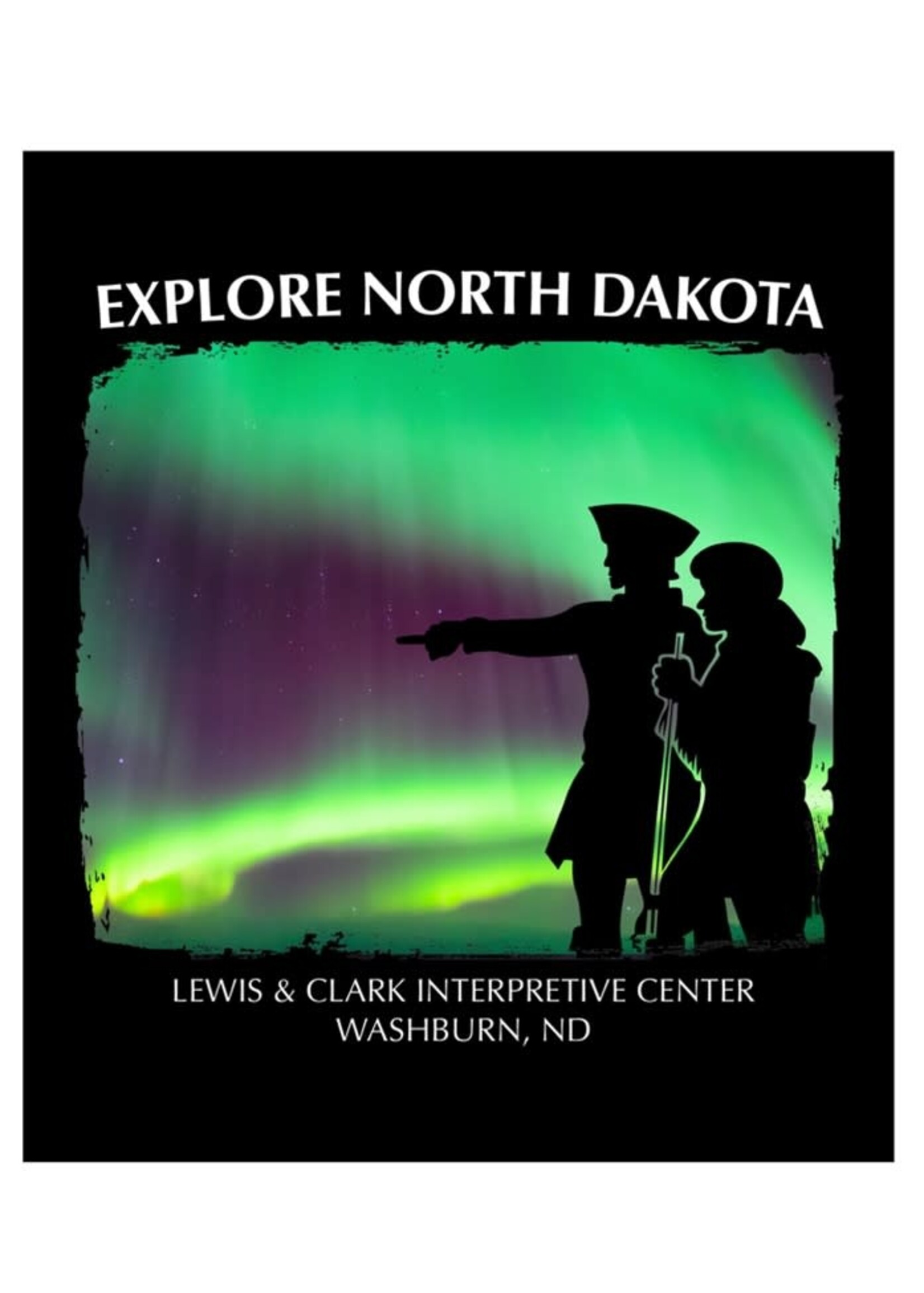 Explore North Dakota Lewis & Clark Northern Lights Tee