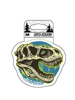 T-Rex Skull Vinyl Sticker