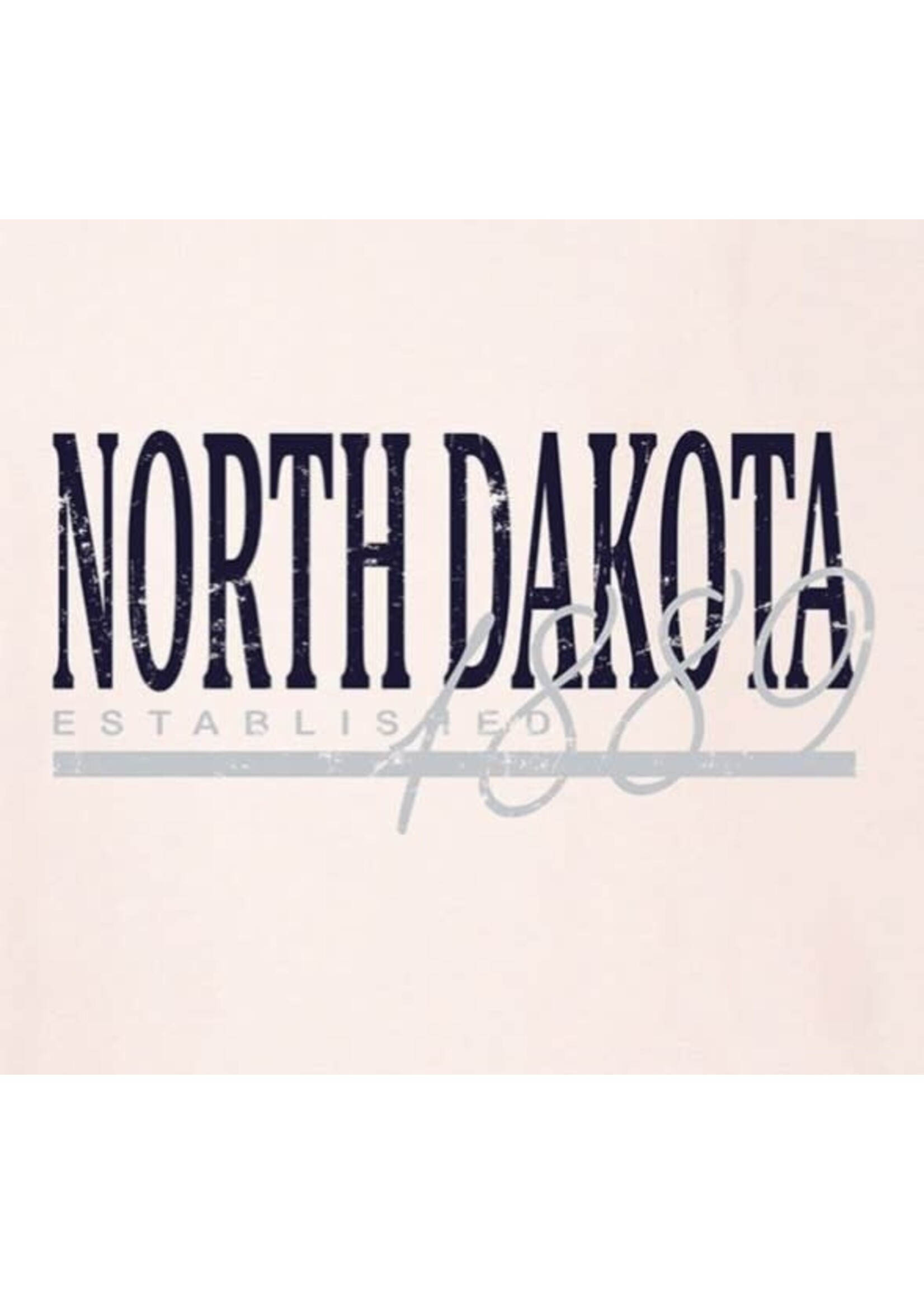 North Dakota: Established 1889: Cozy Fleece Raglan Hood with Rib Gusset and V-Notch