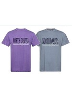 North Dakota: Established 1889: Short Sleeve: Burnout Tee