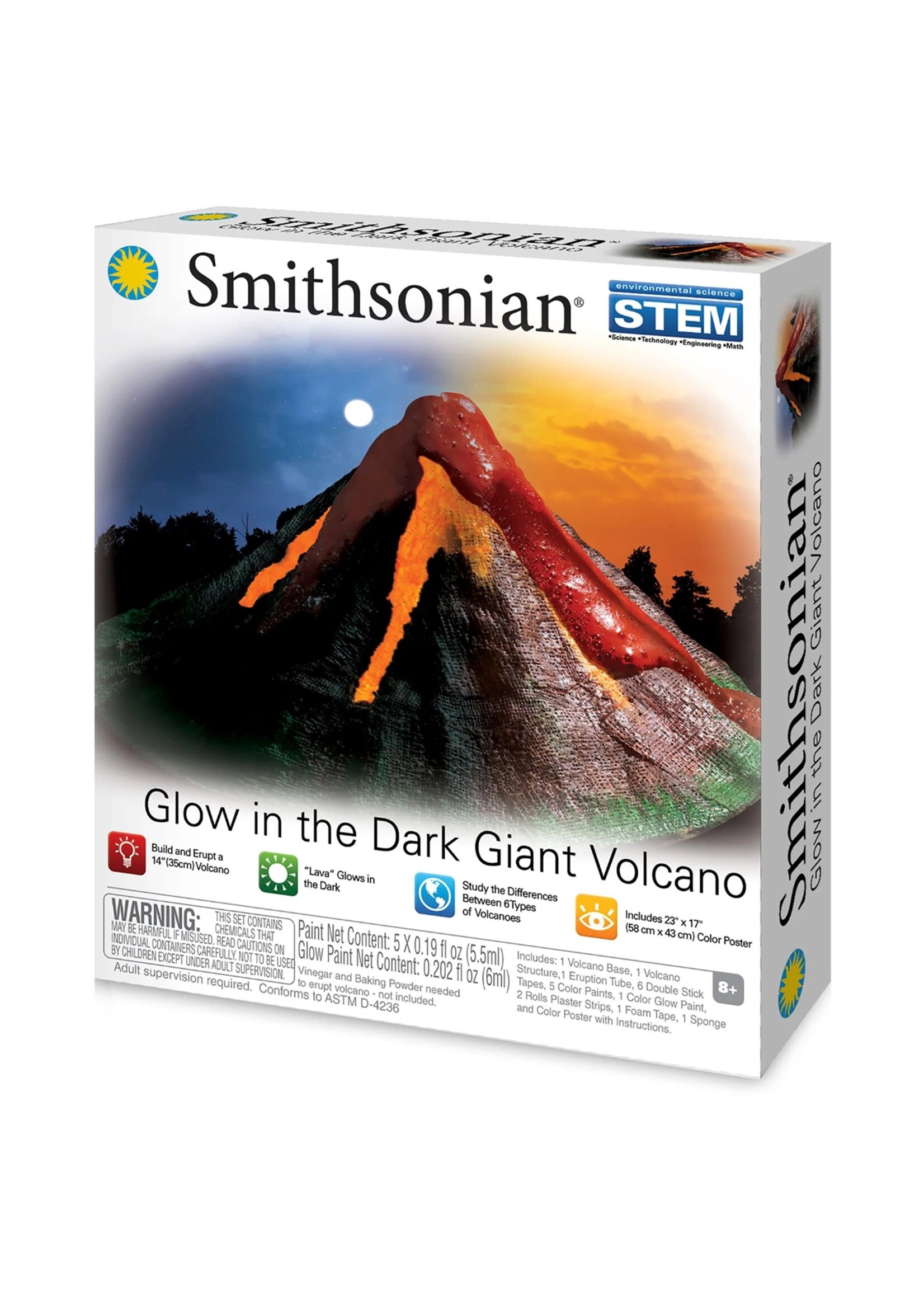 Smithsonian: Glow in the Dark Giant Volcano