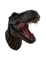 Snarling Tyrannosaurs Rex Wall Mounted Dinosaur Head Bust