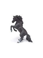 Papo Black Reared Up Horse Figure