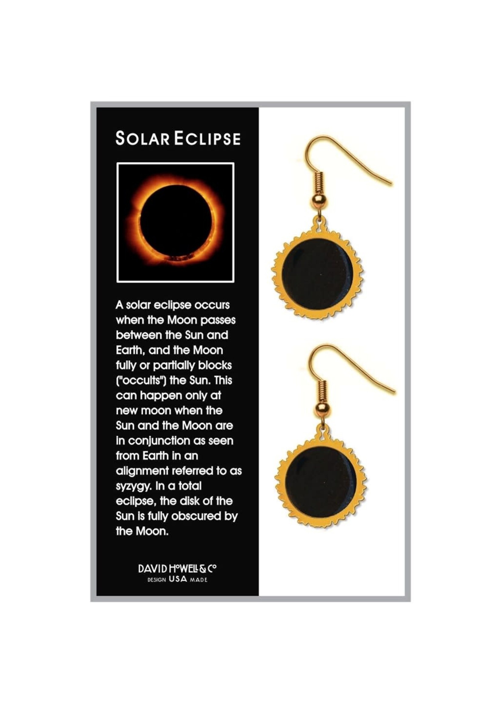 Solar Eclipse Earrings