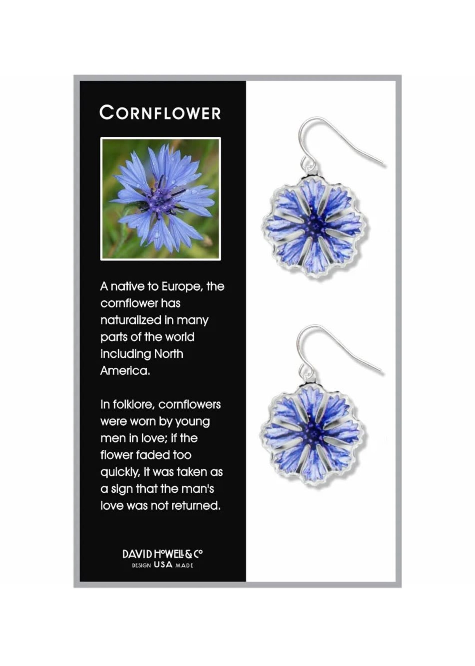 Cornflower Earrings