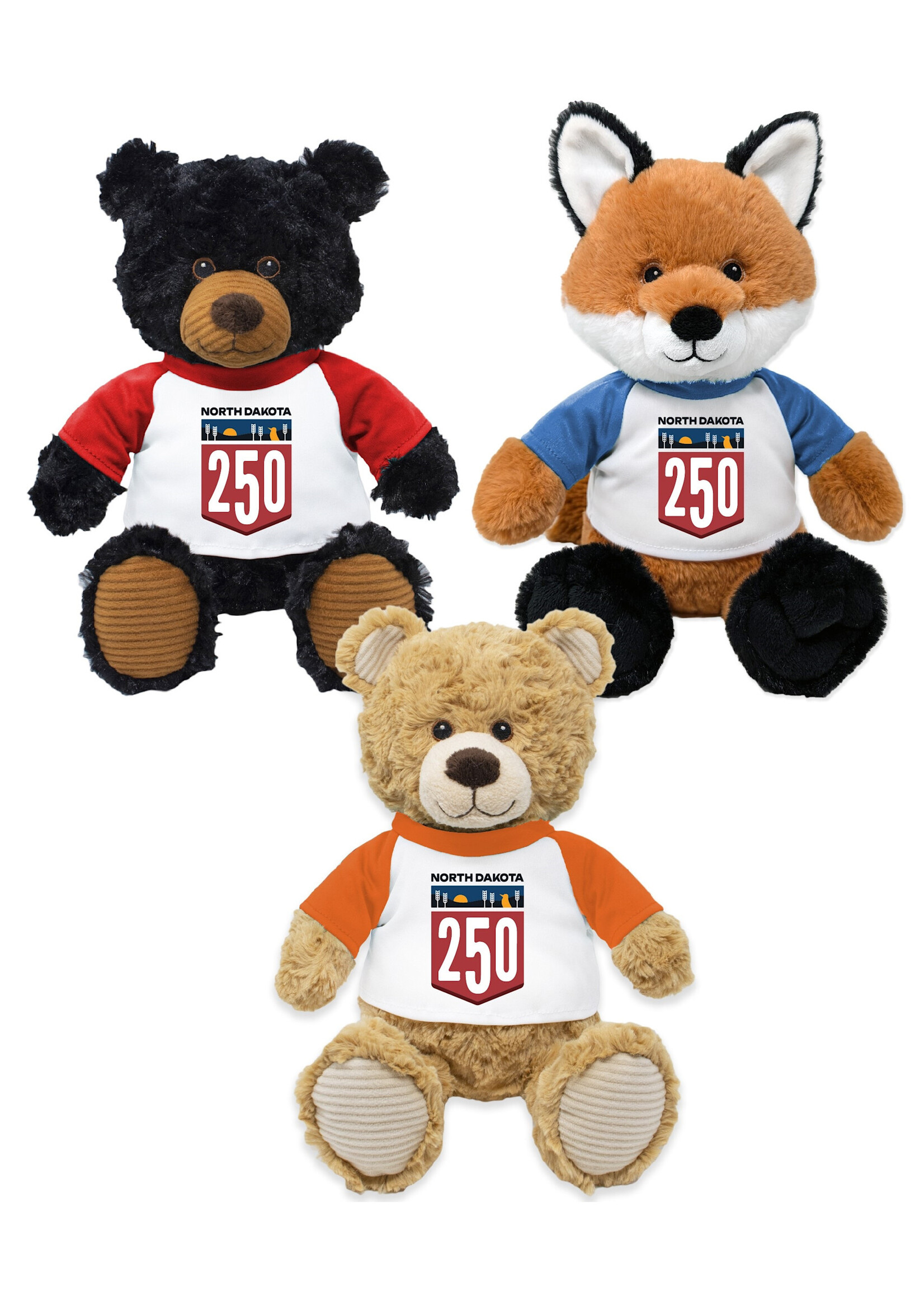 North Dakota 250 Stuffed Animal