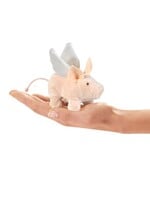 Mini Winged Piglet Finger Puppet