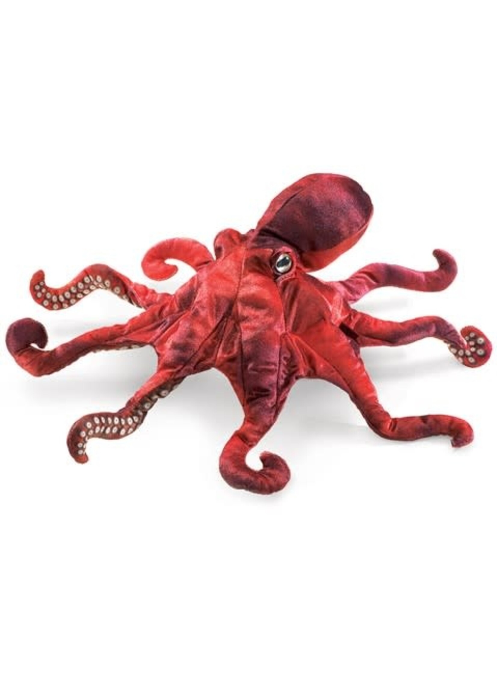 Red Octopus Puppet