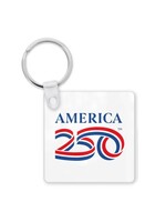 America 250 Keychain: White