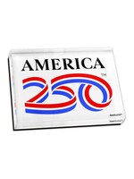 America 250 Acrylic Magnet: White