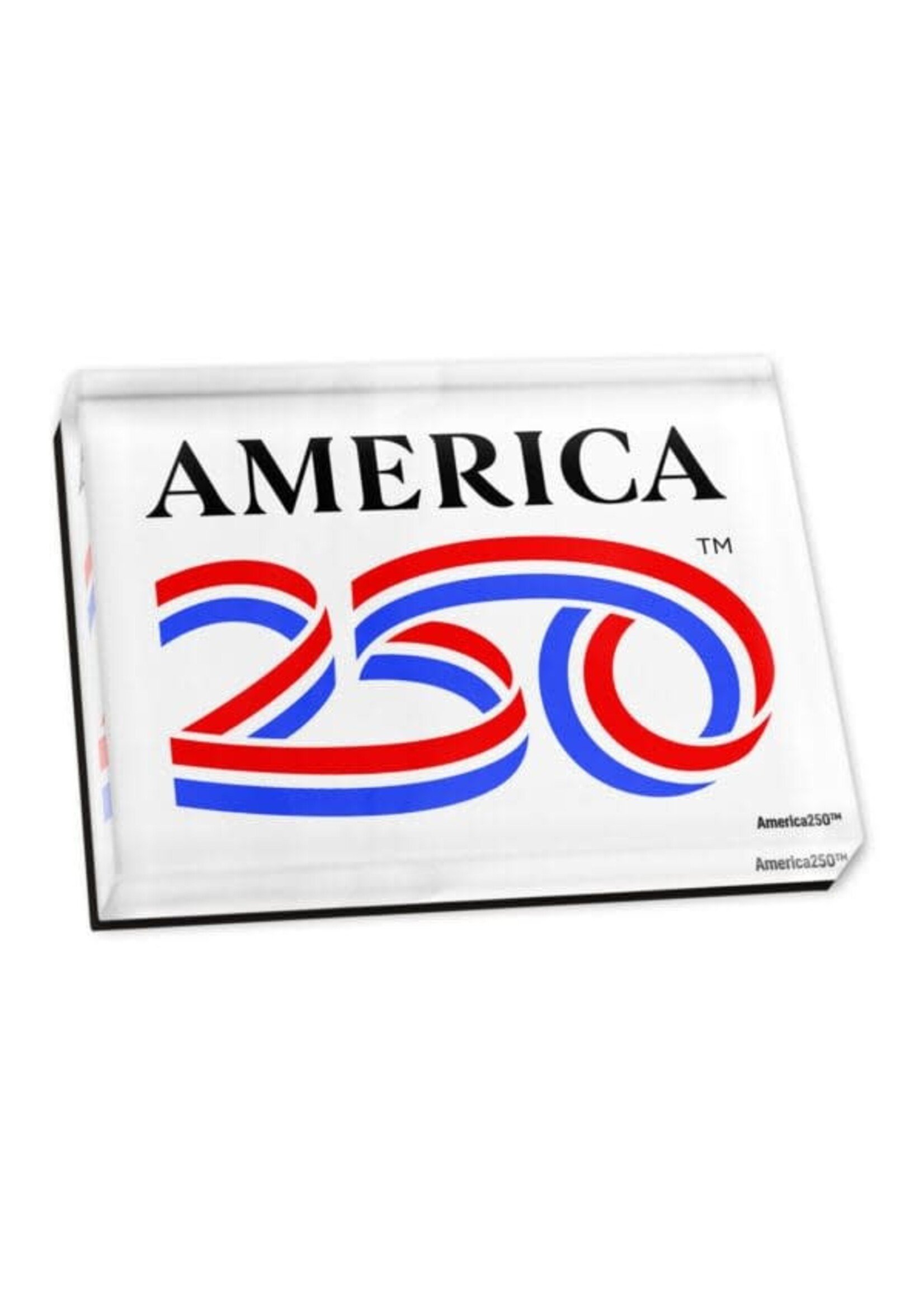 America 250 Acrylic Magnet: White