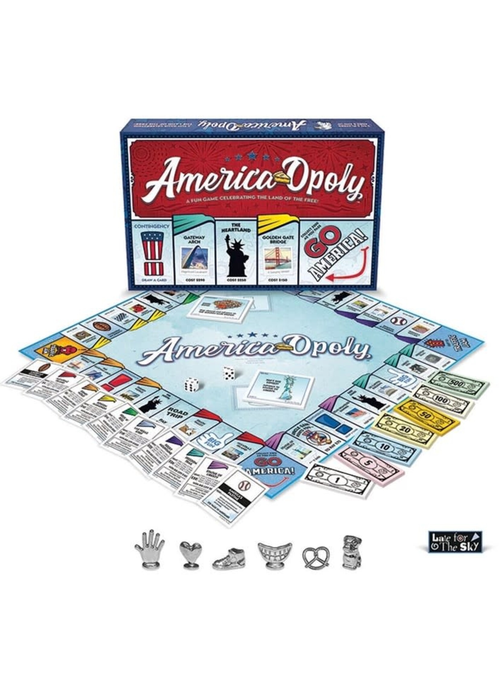America-Opoly Monopoly Board Game