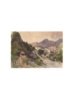 Medora: Boulder Canyon Painting Print 8x10