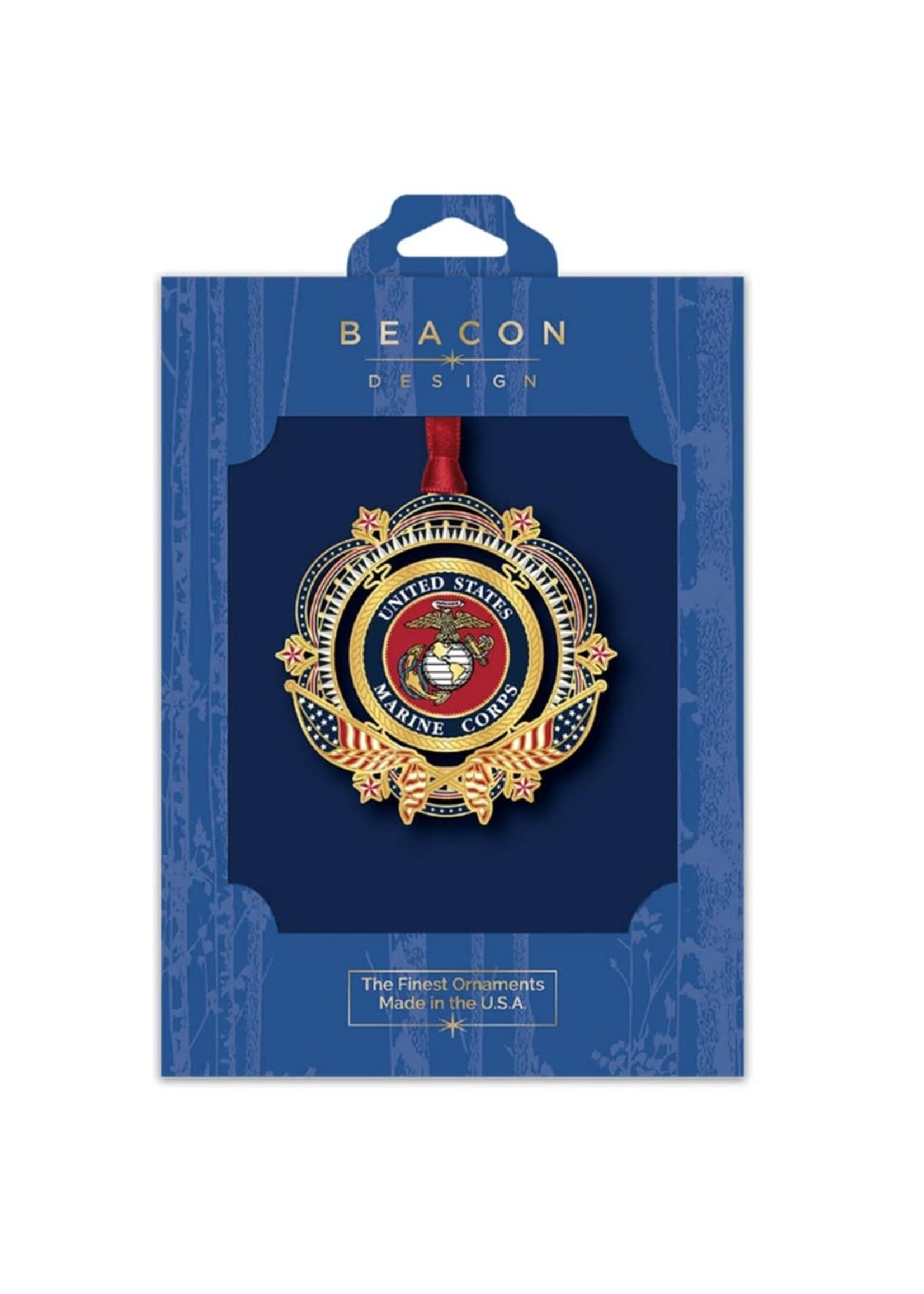 Patriotic U.S. Marine Corps Ornament