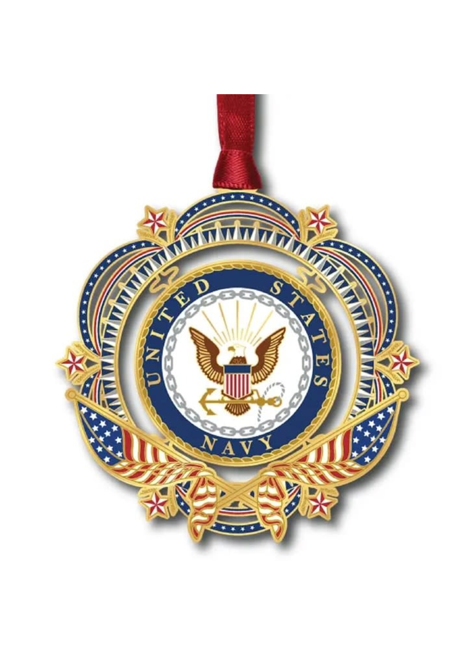 Patriotic U.S. Navy  Ornament