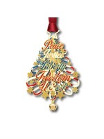 Patriotic Word Tree Ornament