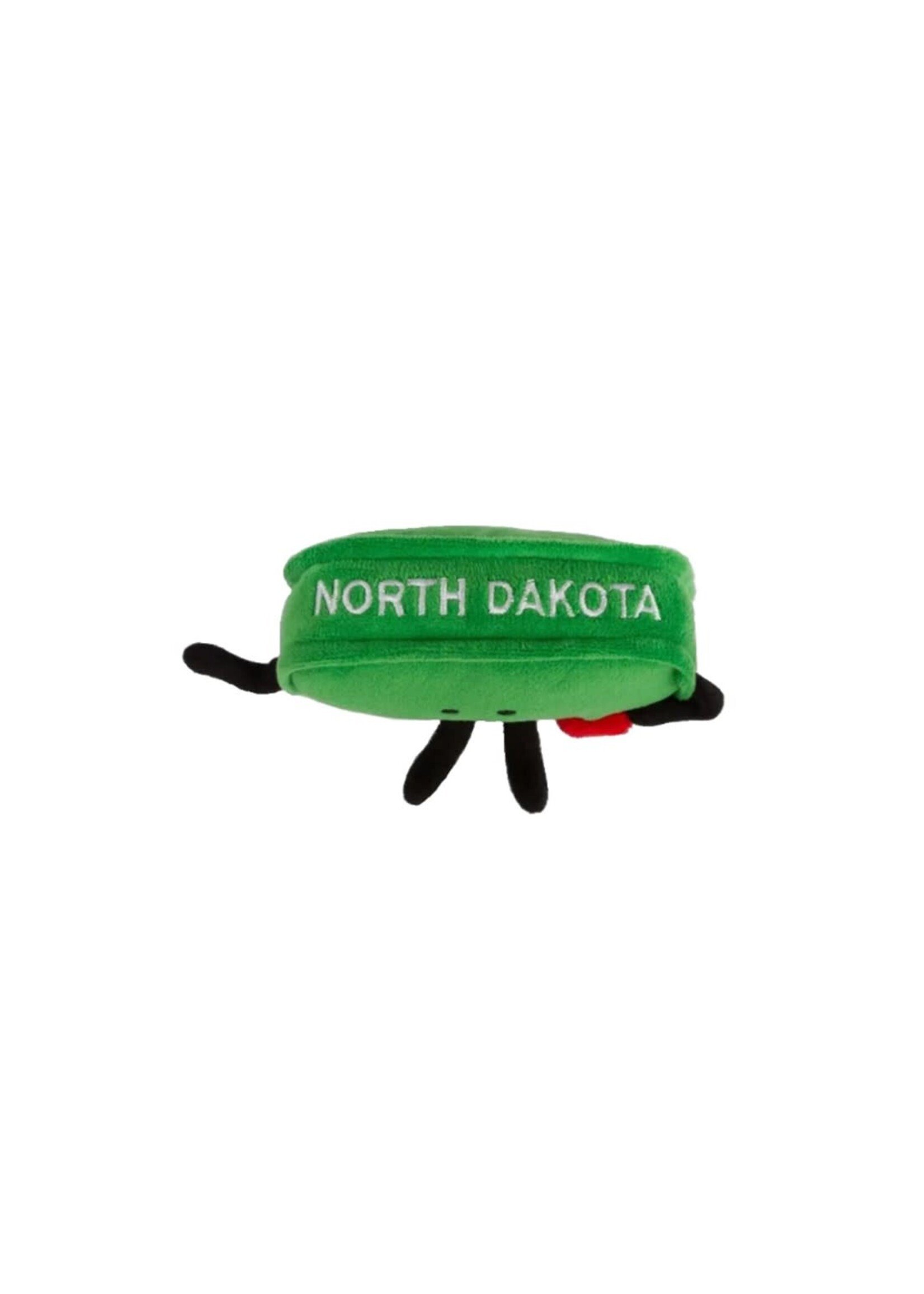 North Dakota Keychain Stuffed Plush