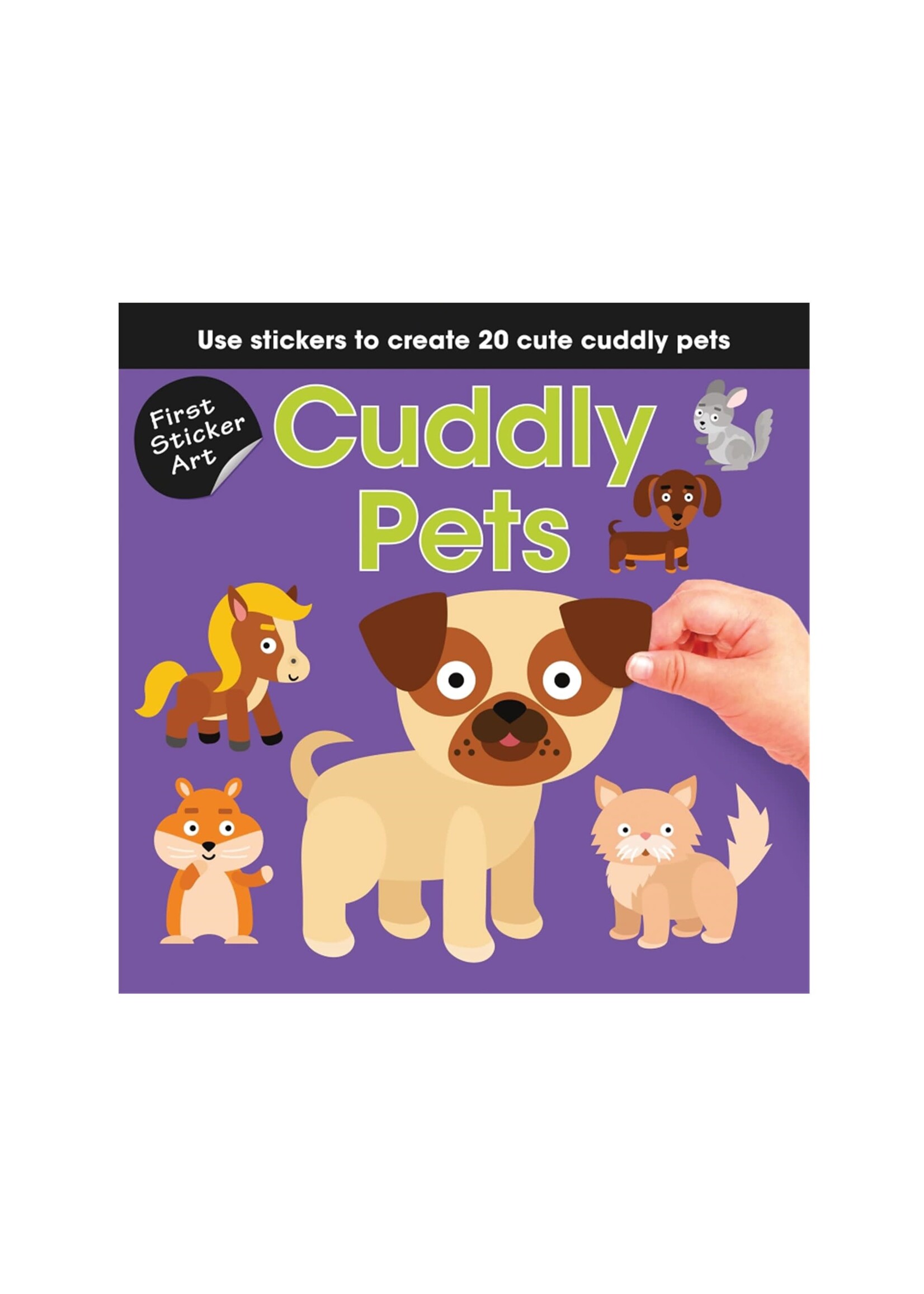 First Sticker Art: Cuddly Pets