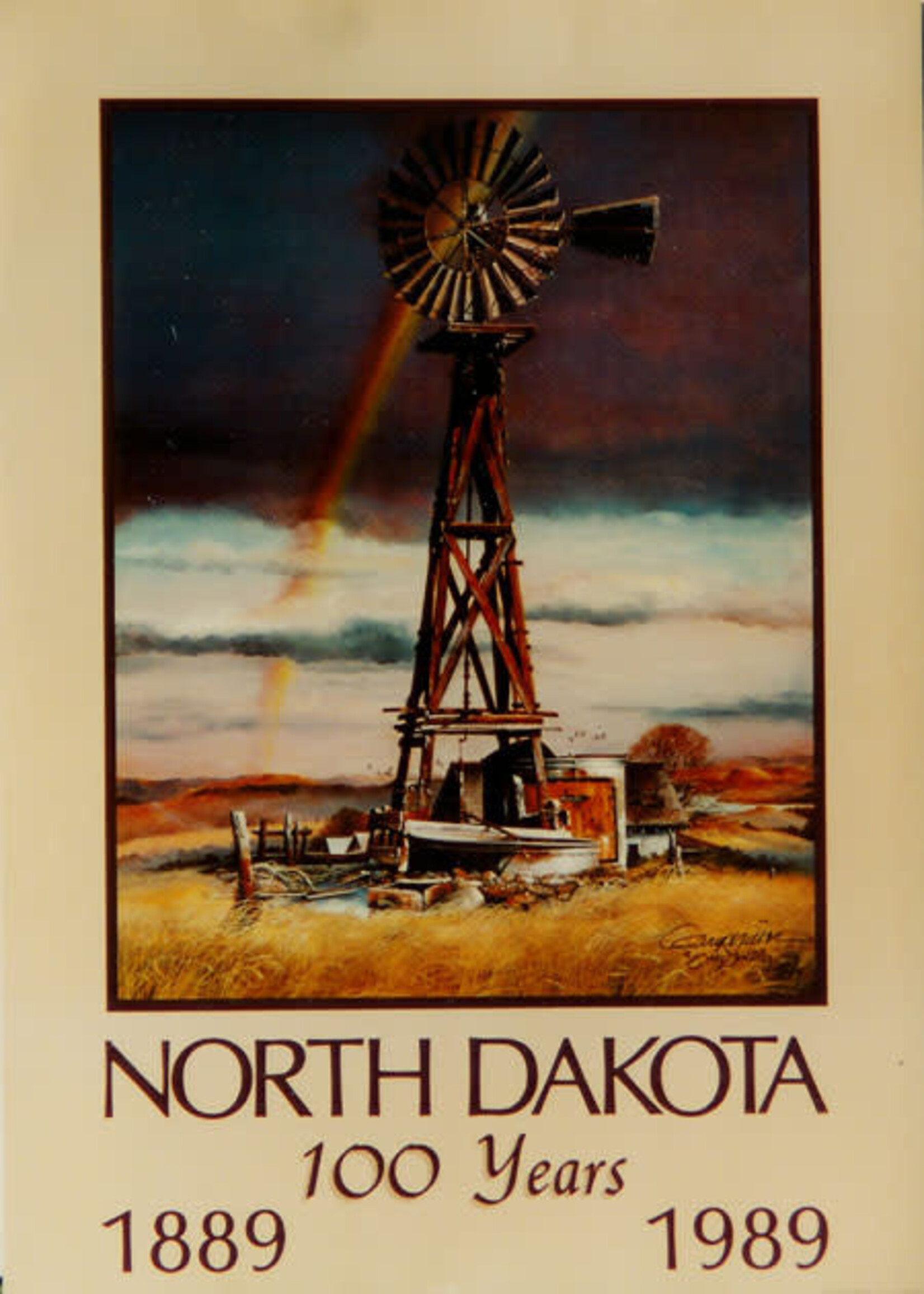 Dakota Windmill Poster