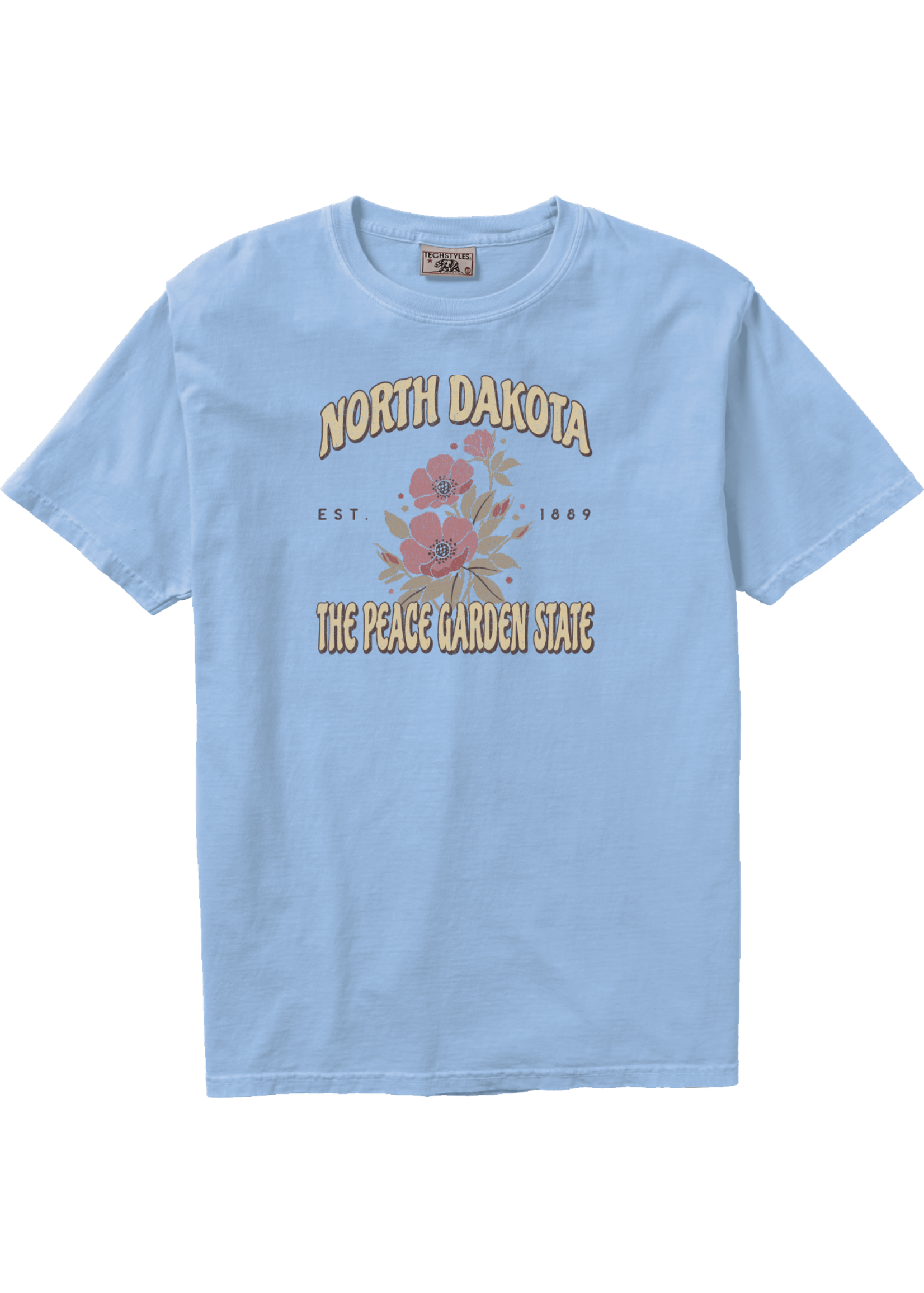 North Dakota Prairie Rose Tee